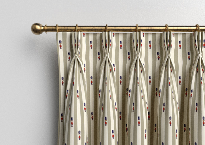 Kings Breakfast, Stripe Toast - Made to Measure Curtains - Image 11